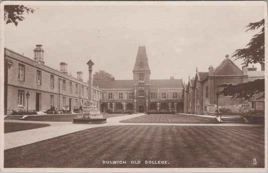 London Postcard - Dulwich Old College, Dulwich Village, Southwark   XT700