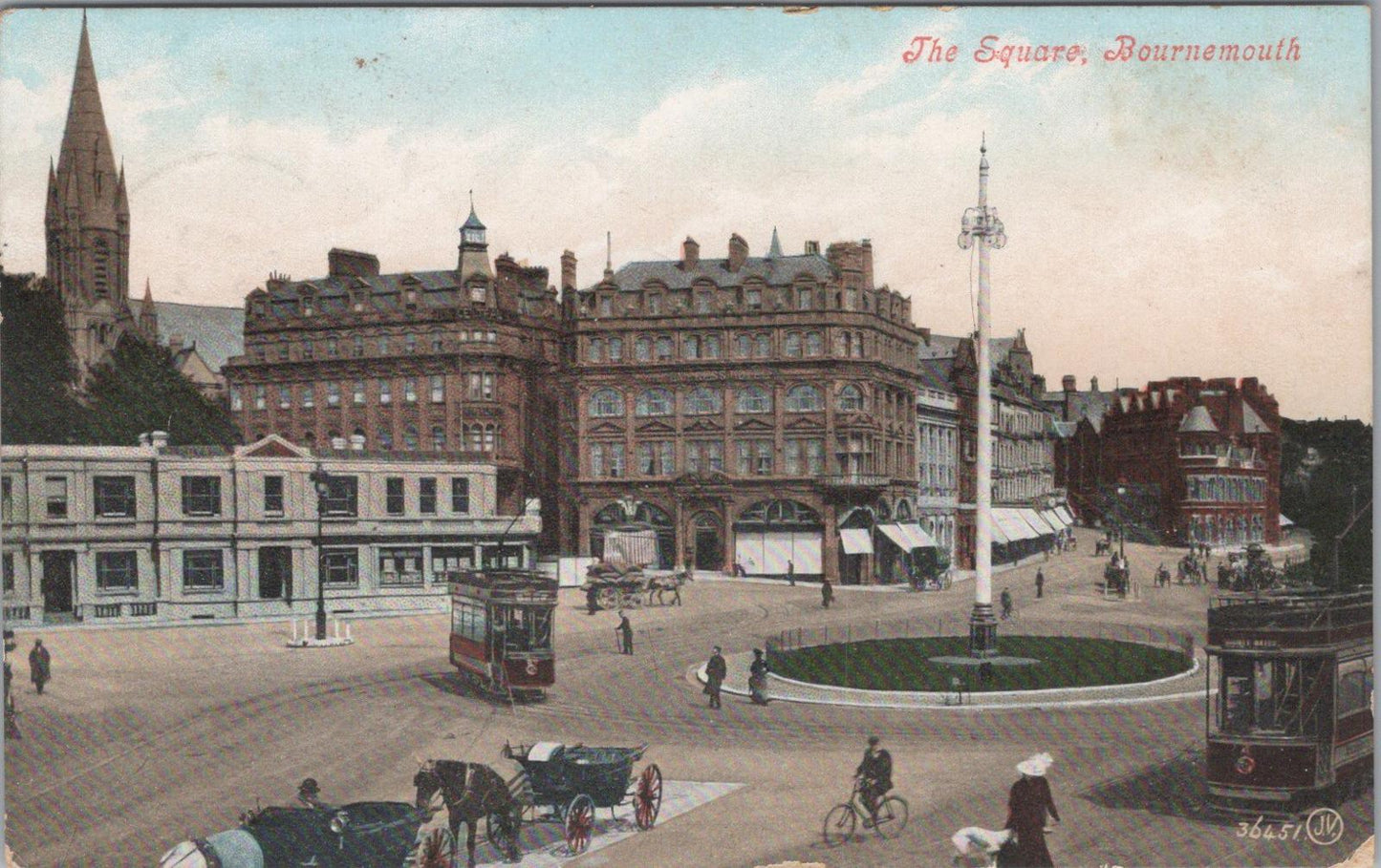 Dorset Postcard - The Square, Bournemouth   XT737