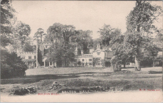 Yorkshire Postcard - Bolton Hall, near Preston-under-Scar in Wensleydale  XT744