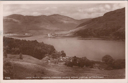 Scotland Postcard-Loch Duich, Eilean Donan Castle, Letterfearn, Ross-shire XT746
