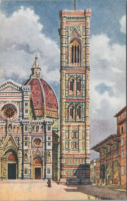 Italy Postcard - Firenze, The Duomo (Cathedral) of Florence, Amedeo Marrani XT747