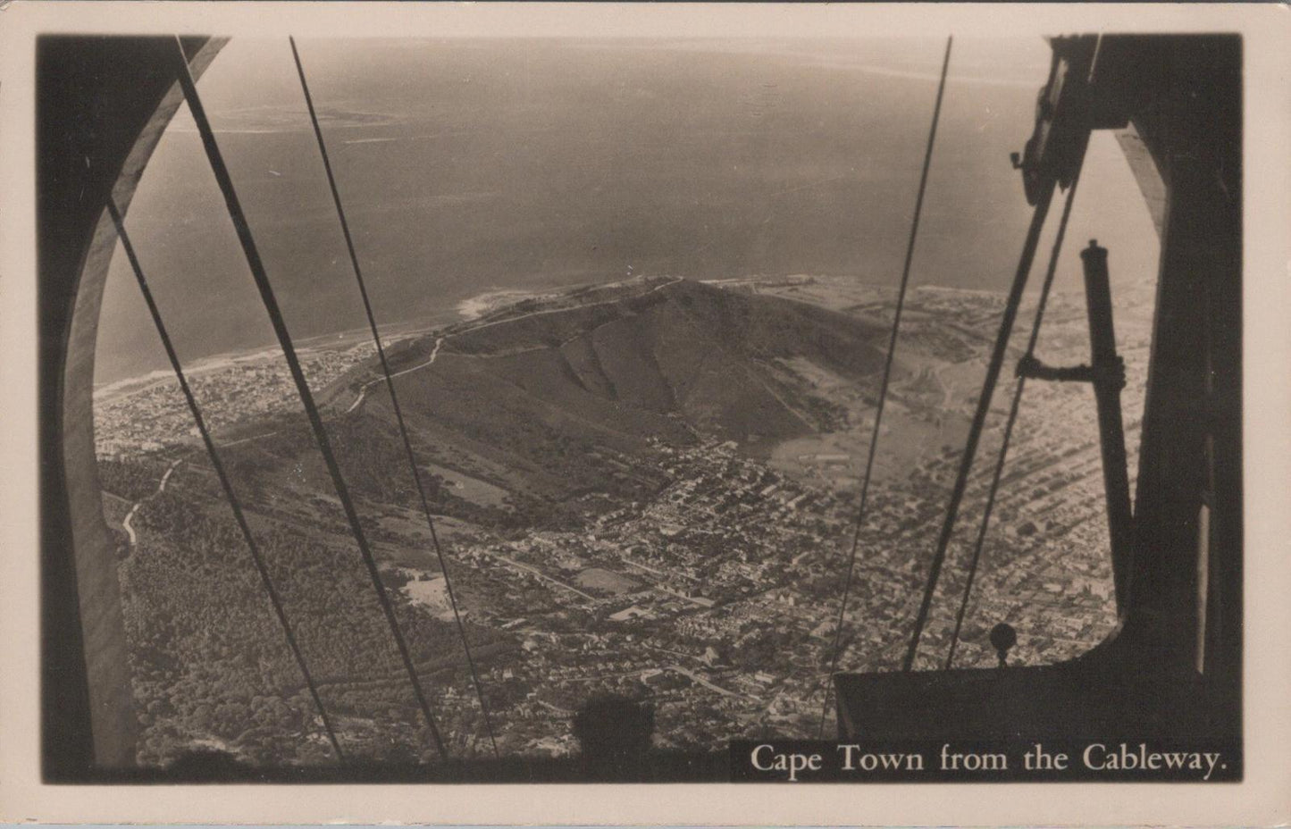 South Africa Postcard - Aerial View of Cape Town From The Cableway  XT755