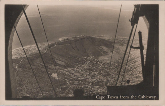 South Africa Postcard - Aerial View of Cape Town From The Cableway  XT755