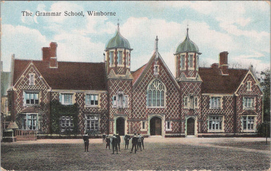 Dorset Postcard - The Grammar School, Wimborne  XT757