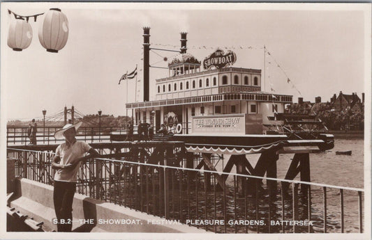 London Postcard - Battersea, The Showboat, Festival Pleasure Gardens  XT760