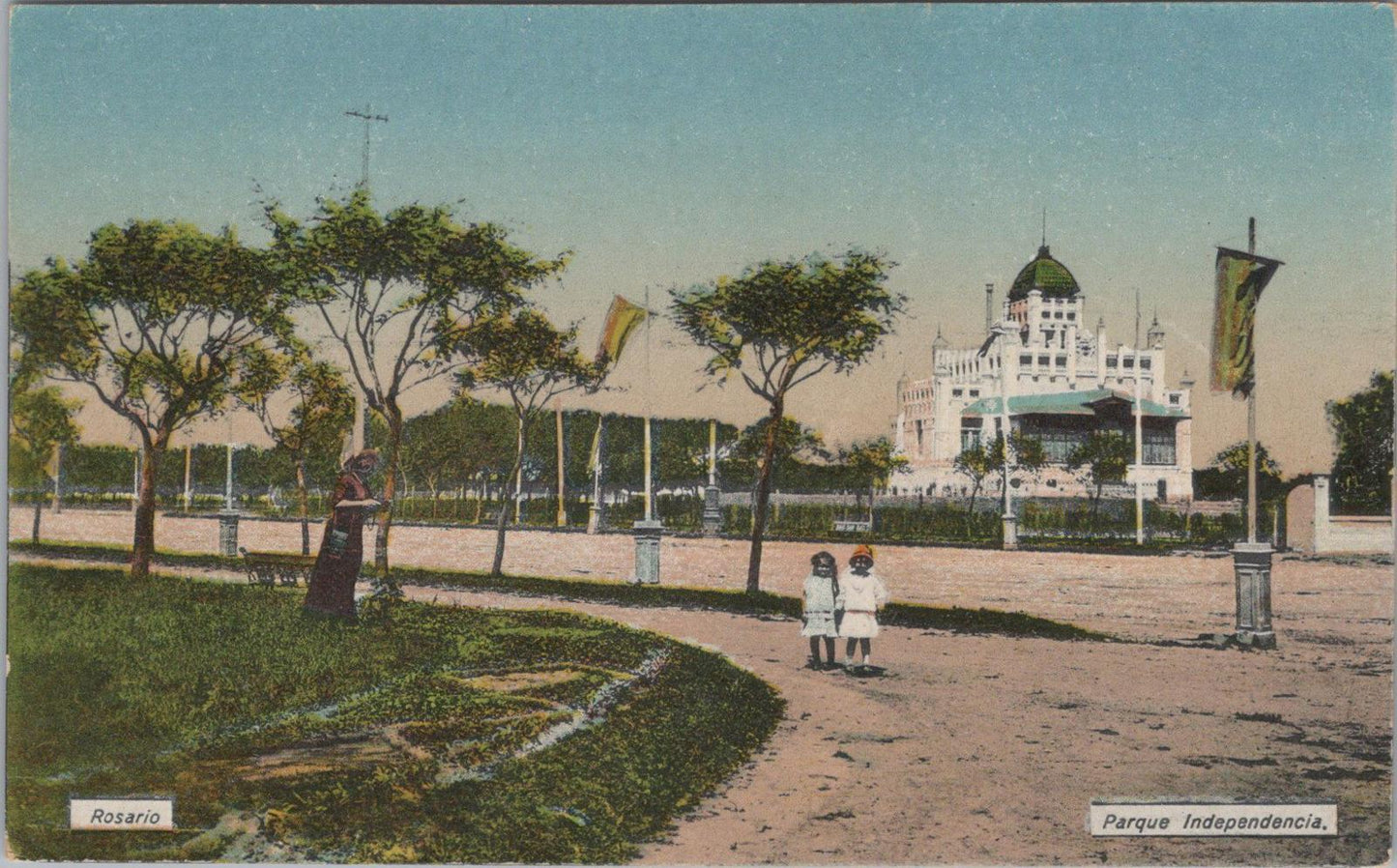 Argentina Postcard - Parque Independencia (Independence Park) in Rosario  XT769