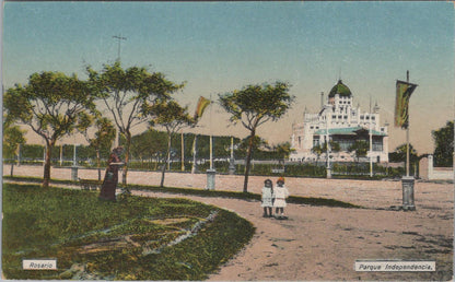 Argentina Postcard - Parque Independencia (Independence Park) in Rosario  XT769
