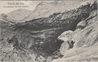 Argentina Postcard - Puente del Inca, Andes Mountains, Mendoza Province  XT781