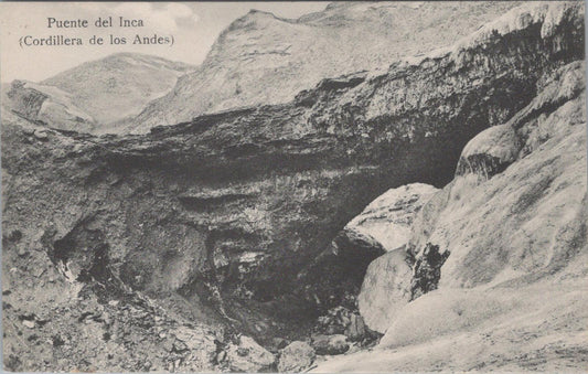 Argentina Postcard - Puente del Inca, Andes Mountains, Mendoza Province  XT781
