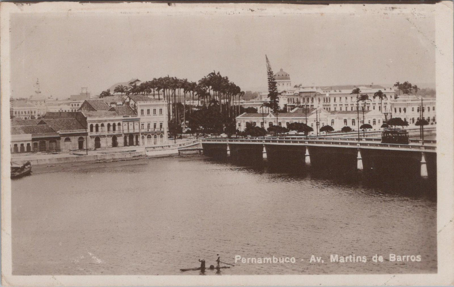 Brazil Postcard - Avenida Martins de Barros, Recife, Pernambuco  XT783