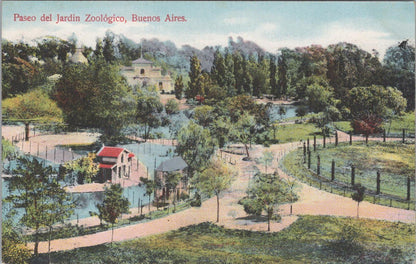 Argentina Postcard - Buenos Aires Zoo, Jardín Zoológico de Buenos Aires  XT792