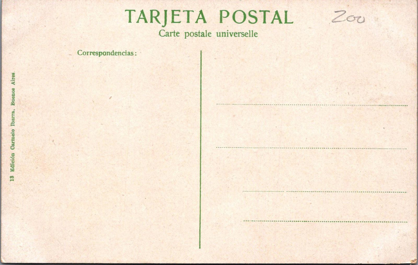 Argentina Postcard - Buenos Aires Zoo, Jardín Zoológico de Buenos Aires  XT792