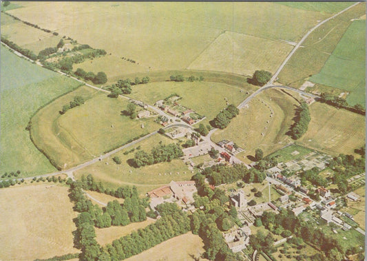 Wiltshire Postcard - Aerial View of Avebury   XT1139