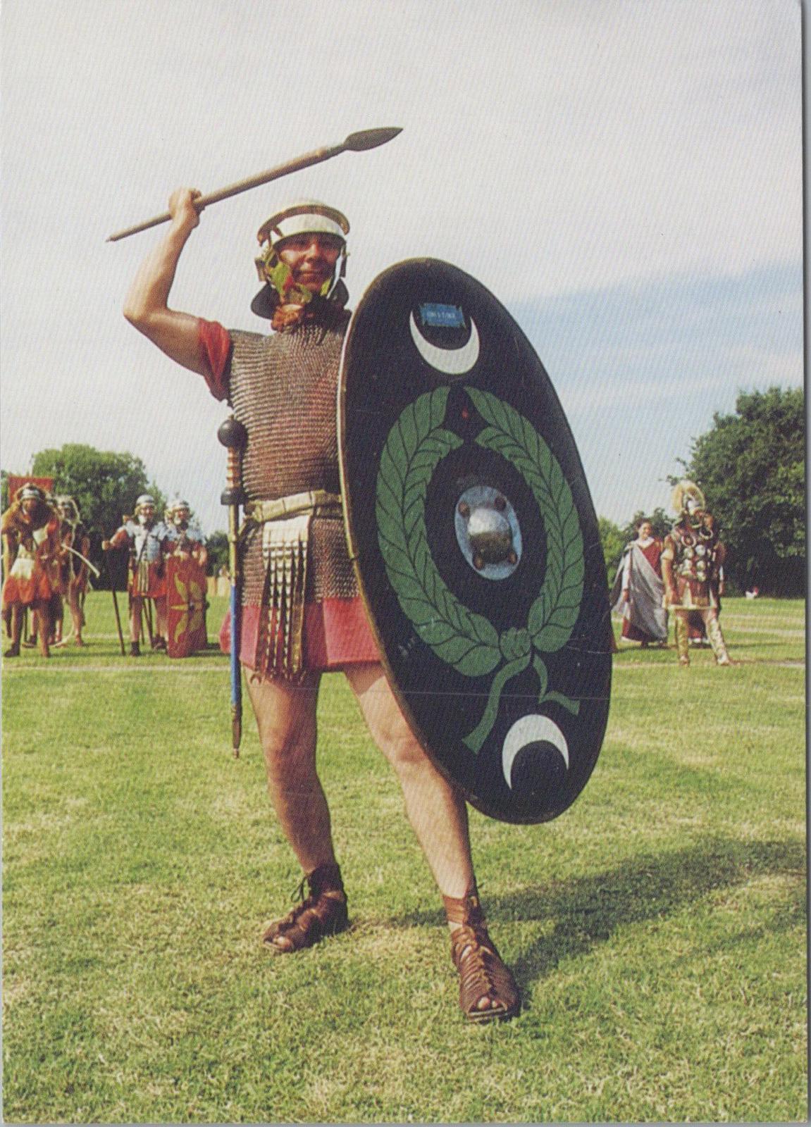 Military Postcard-Auxiliary, Ermine Street Guard, Fishbourne Roman Palace XT1156