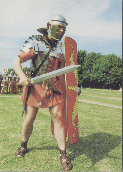 Military Postcard-Legionary, Ermine Street Guard, Fishbourne Roman Palace XT1157