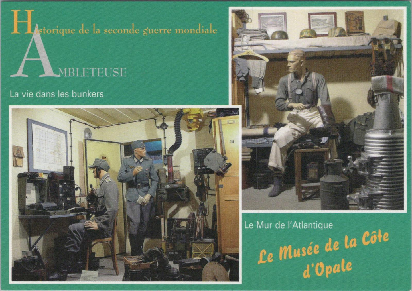 France Postcard - Second World War Museum, Ambleteuse, Pas-de-Calais XT1174