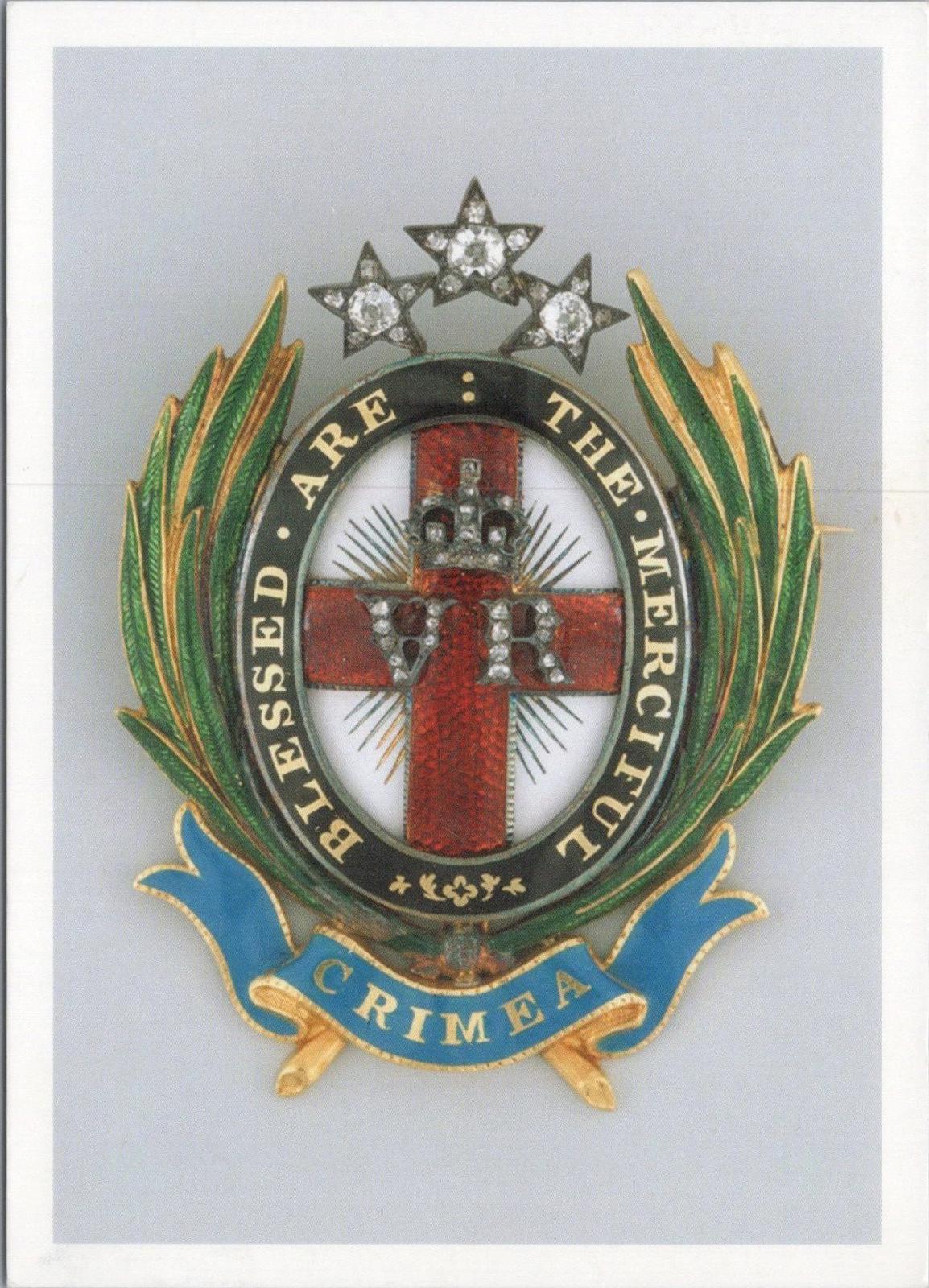 Military Postcard - Gold Enamelled Brooch, National Army Museum XT1179