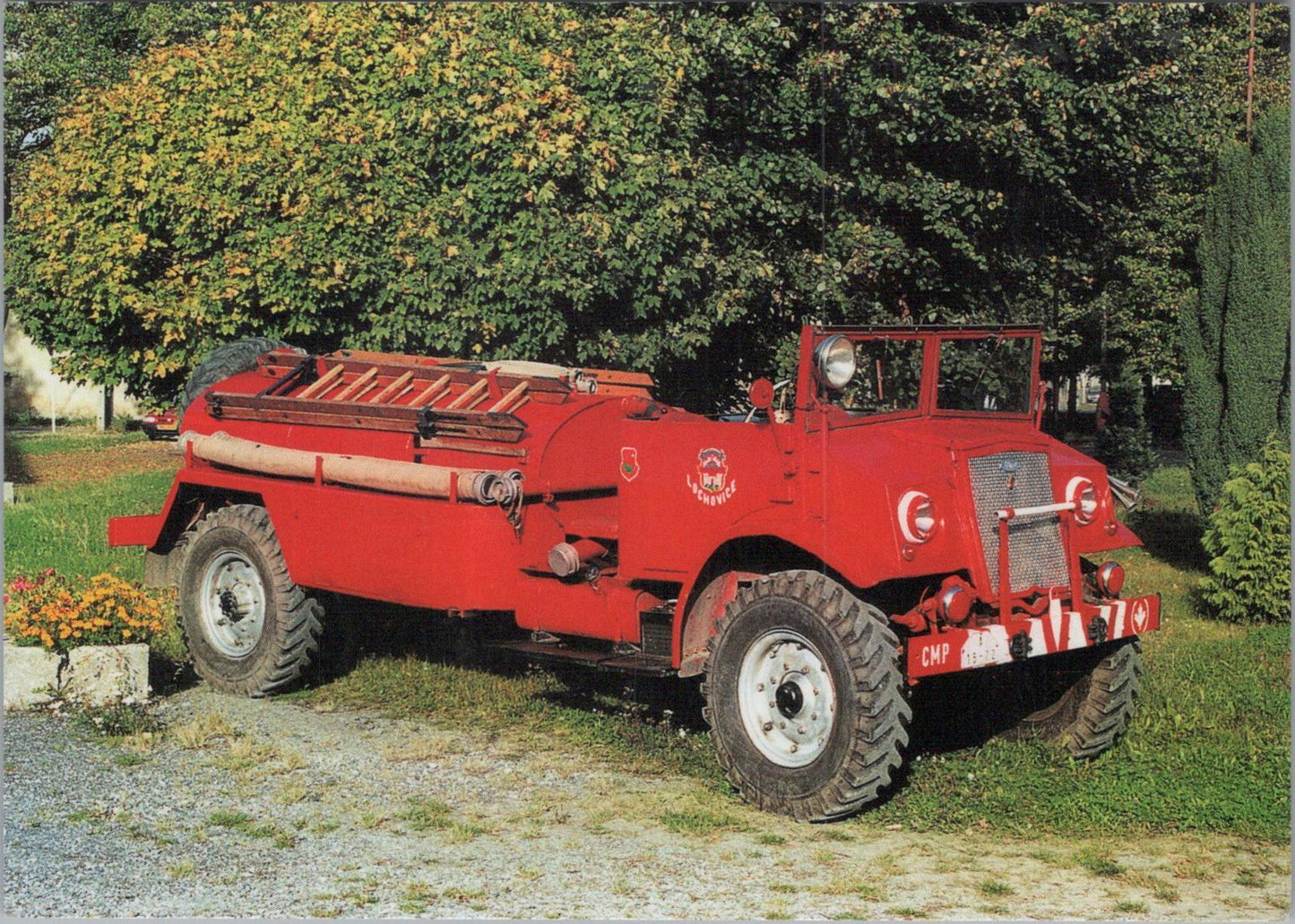 Fire Engine Postcard - Czech Republic, Canadian Ford F60L 4x4 - XT1182