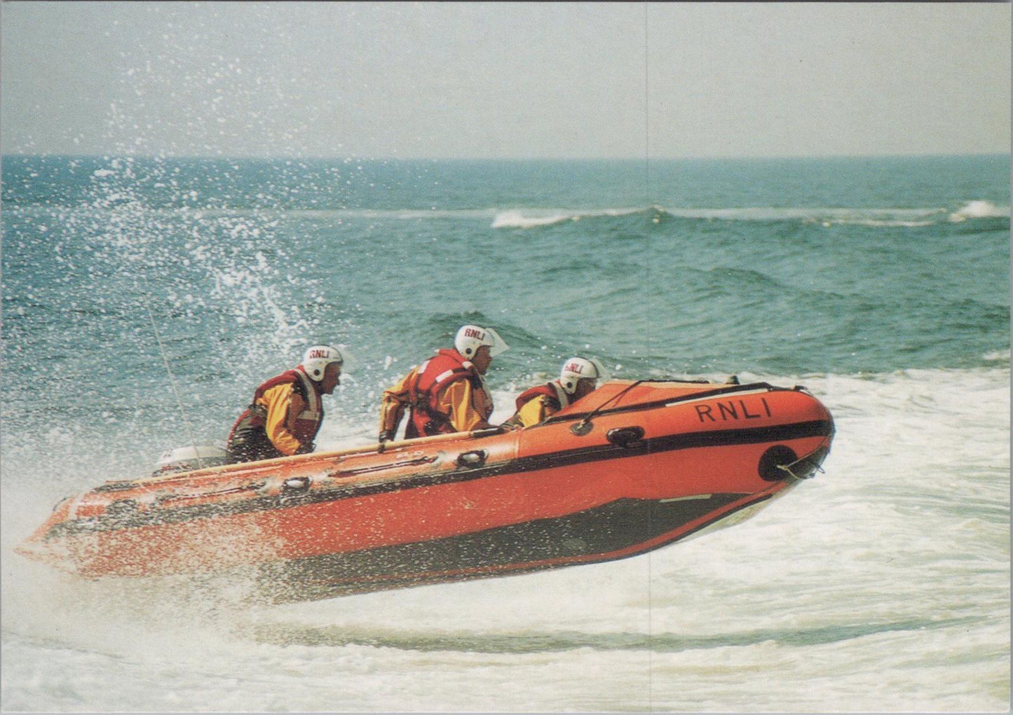 Lifeboats Postcard - Fowey D Class Lifeboat Olive Herbert  XT1184
