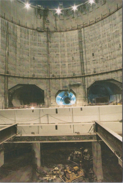 Transport Postcard - The Channel Tunnel, Access Shaft at Sangatte Site XT1190