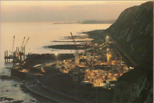 Transport Postcard - The Channel Tunnel, Lower Shakespeare Cliff Site XT1191