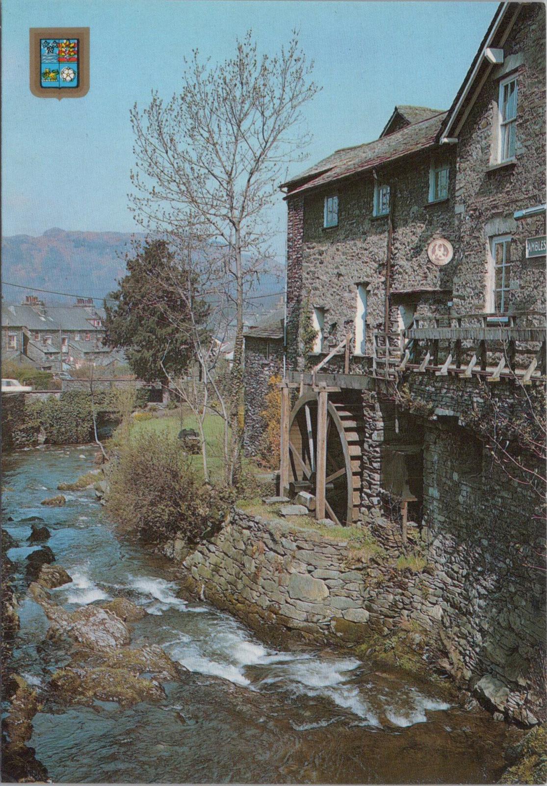 Cumbria Postcard - Old Mill & Stock Beck, Ambleside XT1197