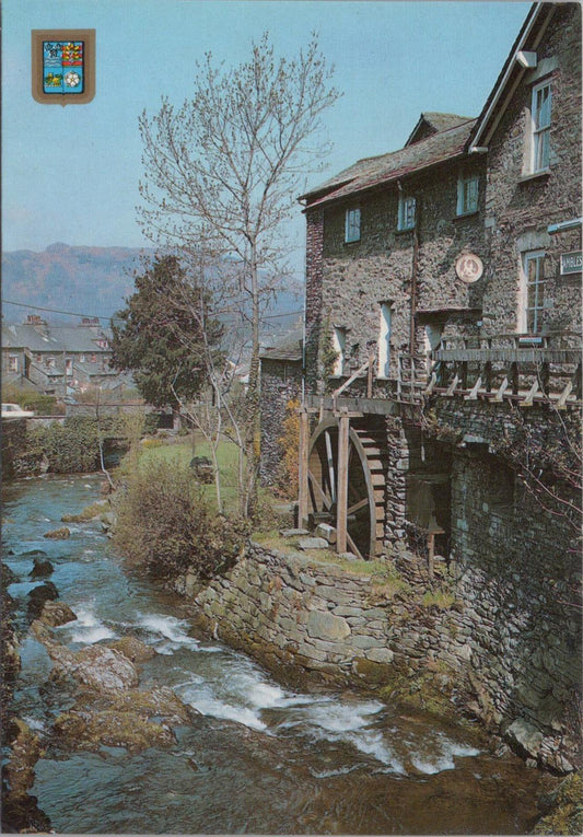 Cumbria Postcard - Old Mill & Stock Beck, Ambleside XT1197