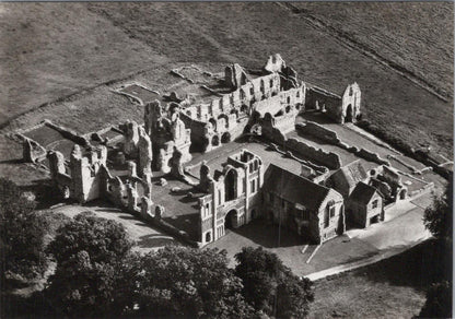 Norfolk Postcard - Aerial View of The Castle Acre Priory XT1205