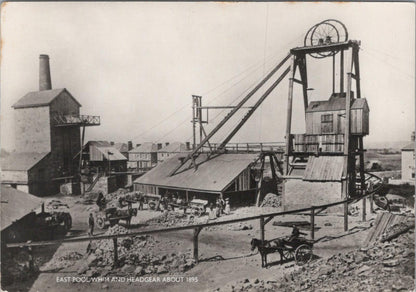 Cornwall Postcard - East Pool Whim and Headgear, Camborne/Redruth  RXT1206