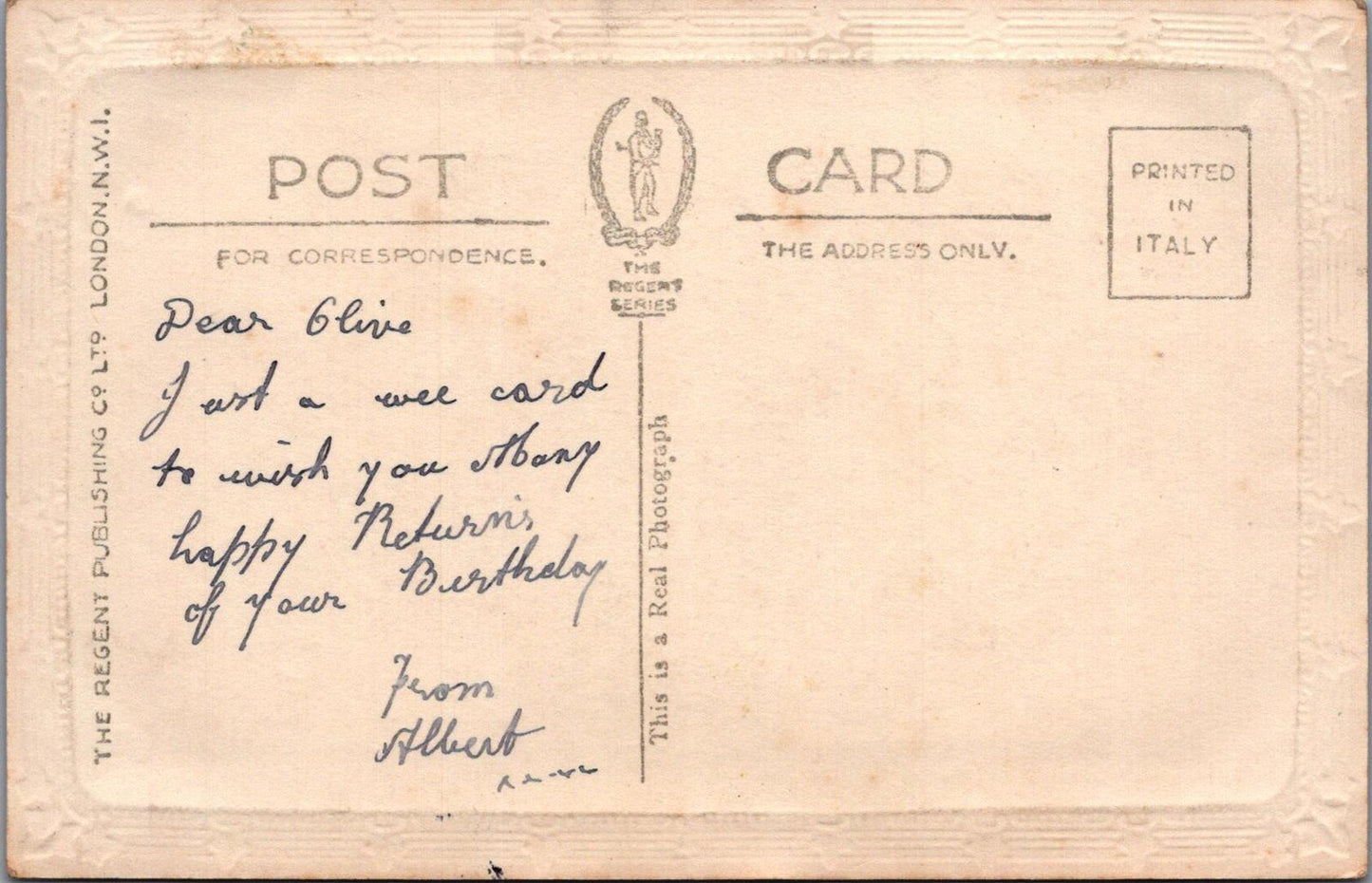Greetings Postcard - To Greet My Cousin's Birthday, Pink Rose XT1309