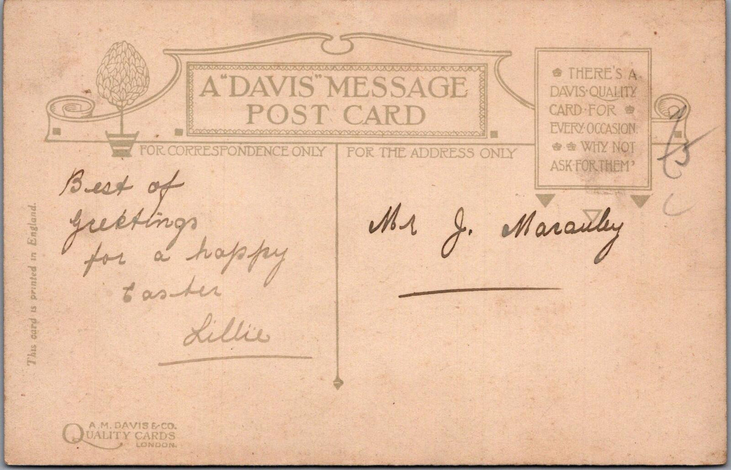 Greetings Postcard: Neglecting Business Verse Robert H Lord Cottage Art XT3400
