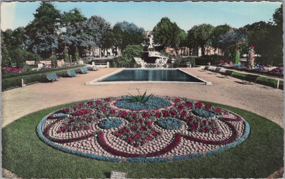 France Postcard: Orléans, Parc Pasteur, Public Garden Real Photo 1950's XT2097