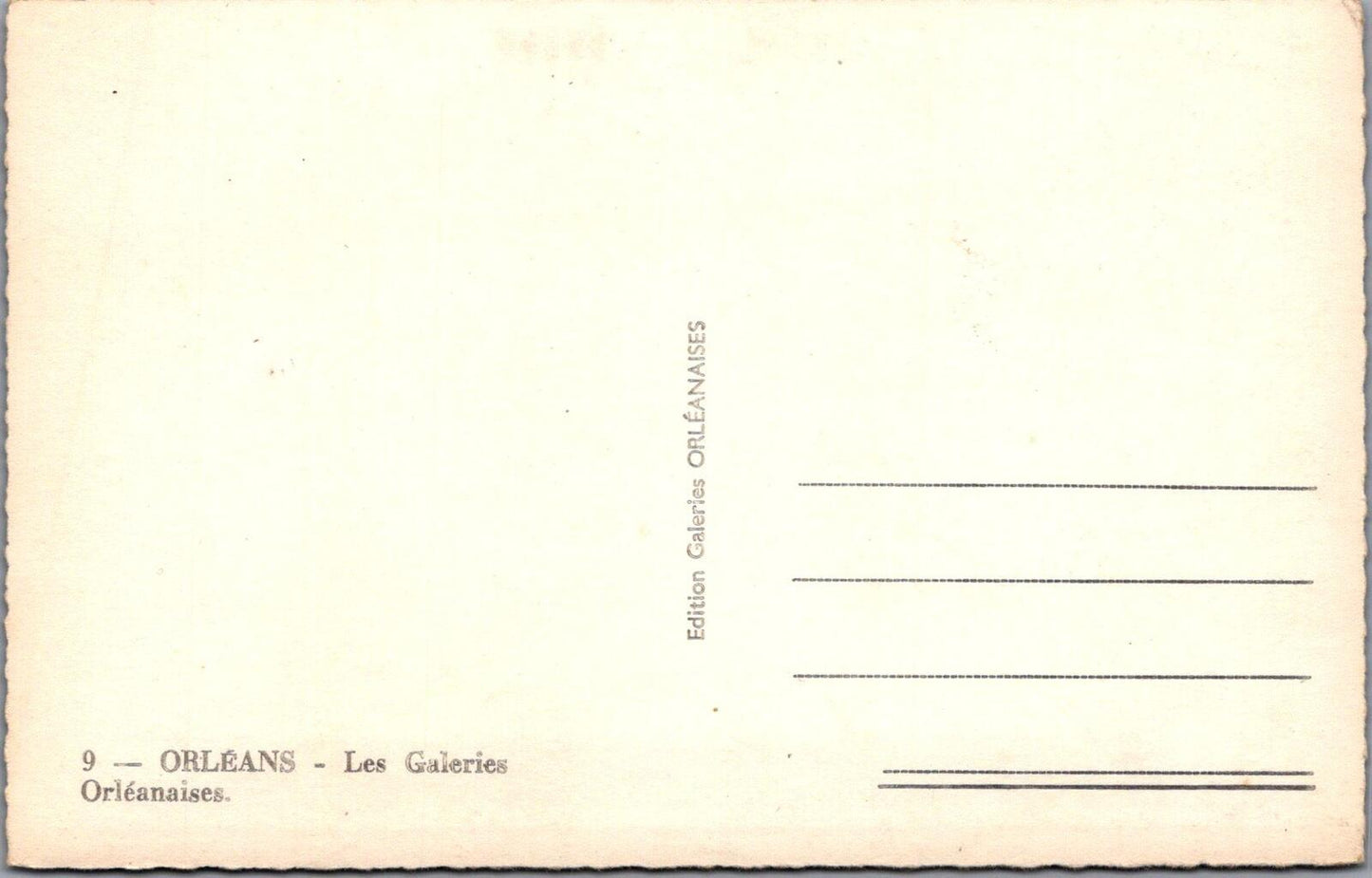 France Postcard: Orléans, Les Galeries Orléanaises Department Store 1950's XT2068