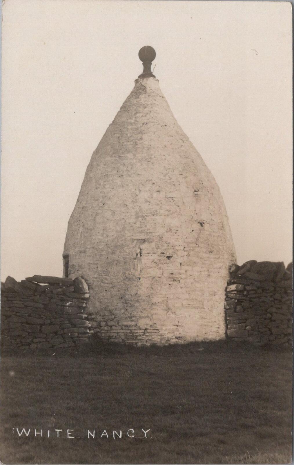 White Nancy Bollington Cheshire Kerridge Hill Landmark RPPC Postcard XT2337