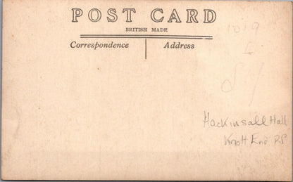 Lancashire Postcard Knott End-on-Sea Hackensall Hall, Historic Grade II - XT2354