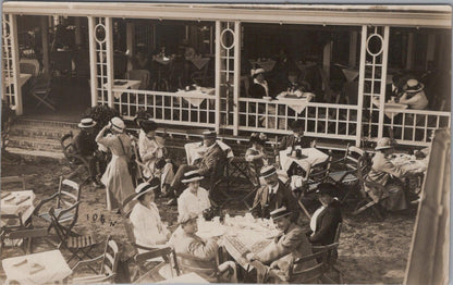 Kent Postcard Cliftonville The Bungalow Tea Garden M&S Photo 1910s XT2362