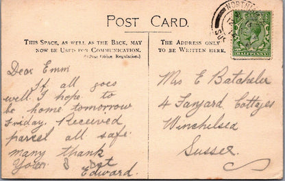 East Sussex Postcard Northiam Village Schools Historic Road Street View XT2367