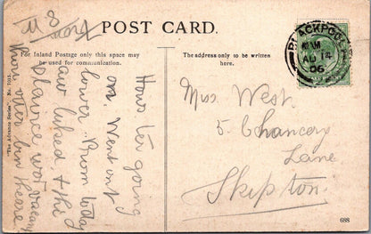 Lancashire Postcard The Lighthouse Fleetwood Pharos Street Street Scene XT2369