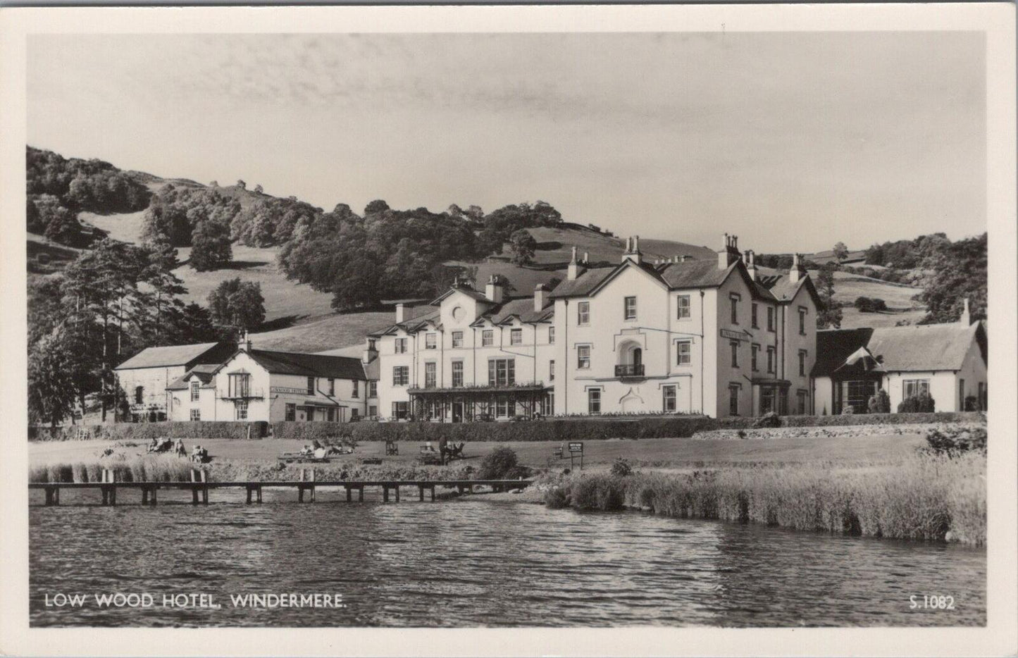 Cumbria Postcard Low Wood Hotel Windermere RPPC Sanderson Dixon XT2402