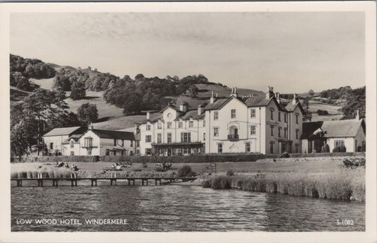 Cumbria Postcard Low Wood Hotel Windermere RPPC Sanderson Dixon XT2402