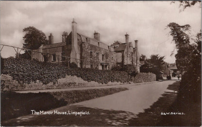 Surrey Postcard Limpsfield Manor House High Street RPPC  XT2412