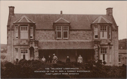 Moray Postcard Lossiemouth Hillocks Ramsay MacDonald Labour Prime MinisterXT2413