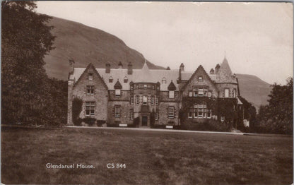 Argyll Postcard Glendaruel House Highland Hotel Baronial RPPC Photo XT2414