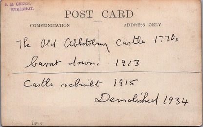 Dorset Postcard: Abbotsbury Castle Mansion Ilchester Family RPPC Photo XT2420