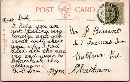 Comic Postcard: Margate Wish Happorth Taters Penoth Fish & Chips 1908 - XT2862