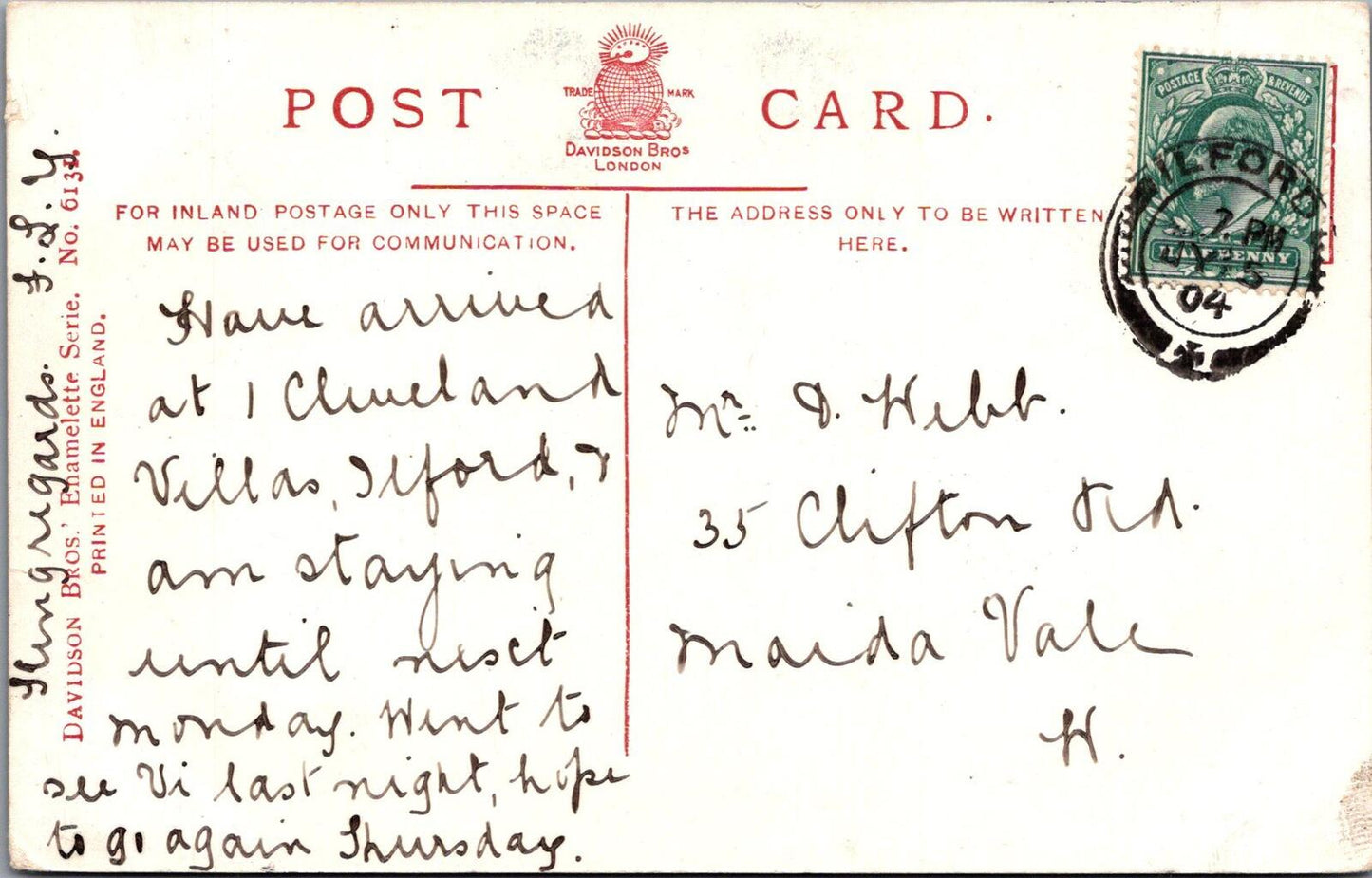 Theatrical Postcard: Miss Jessie Bateman Edwardian Actress Stage Theatre XT2863