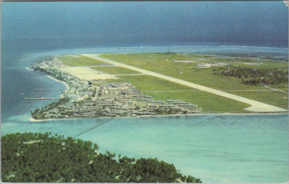 Maldives Postcard: Gan Addu Atoll Forces Press Naafi Aldershot 1960s XT2865