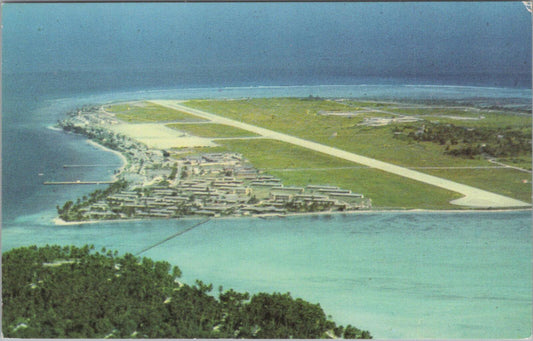 Maldives Postcard: Gan Addu Atoll Forces Press Naafi Aldershot 1960s XT2865