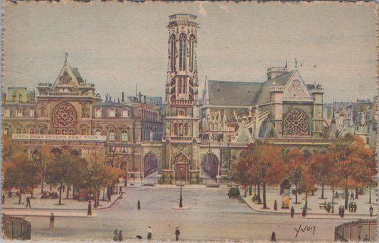 France Postcard: Eglise Saint Germain l Auxerrois Paris Yvon 1920s XT2882