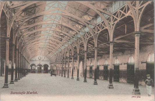 Devon Postcard - Pannier Market in Barnstaple, Opened in 1855 - XT1340